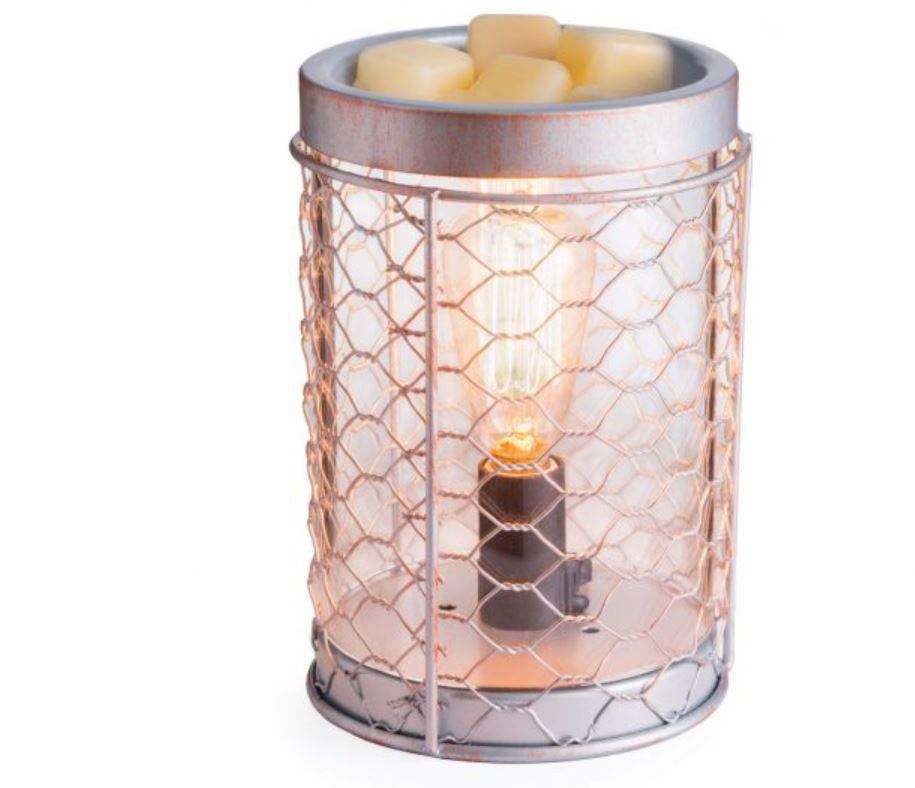 Illumination Fragrance Warmer | Chicken Wire Edison Bulb