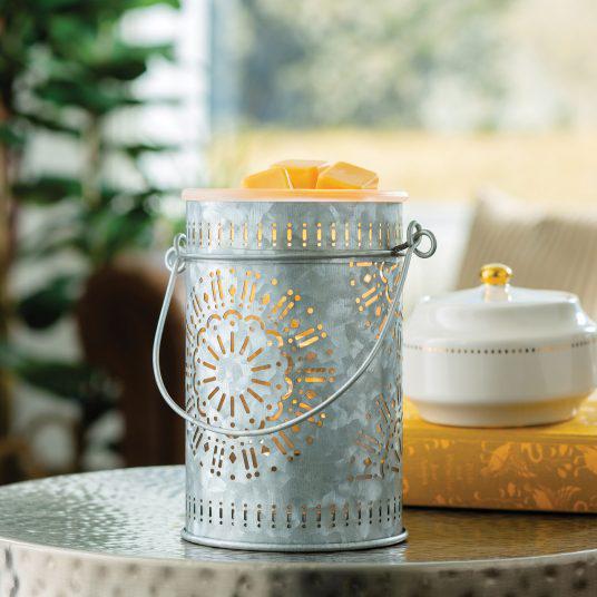 Illumination Fragrance Warmer | Galvanized Tin