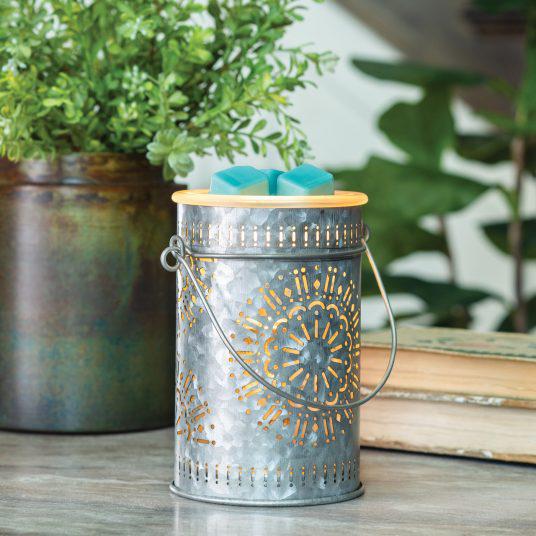 Illumination Fragrance Warmer | Galvanized Tin