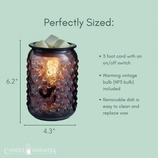 Illumination Fragrance Warmer | Smokey Hobnail Vintage Bulb