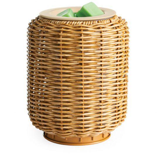 Illumination Fragrance Warmer | Wicker Lantern