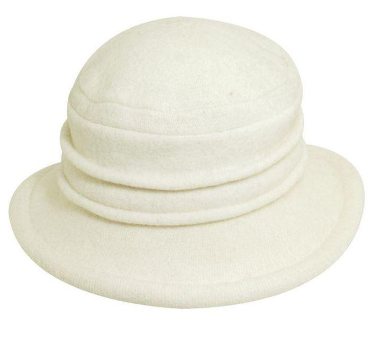 Women's Boiled Wool Cloche Tula Ivory