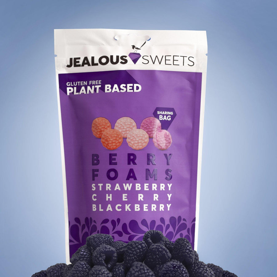 Jealous Sweets Beary Foams Cherry, Strawberry, and Blackberry