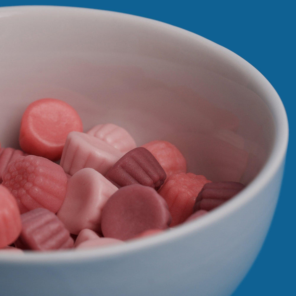 Jealous Sweets Beary Foams Cherry, Strawberry, and Blackberry