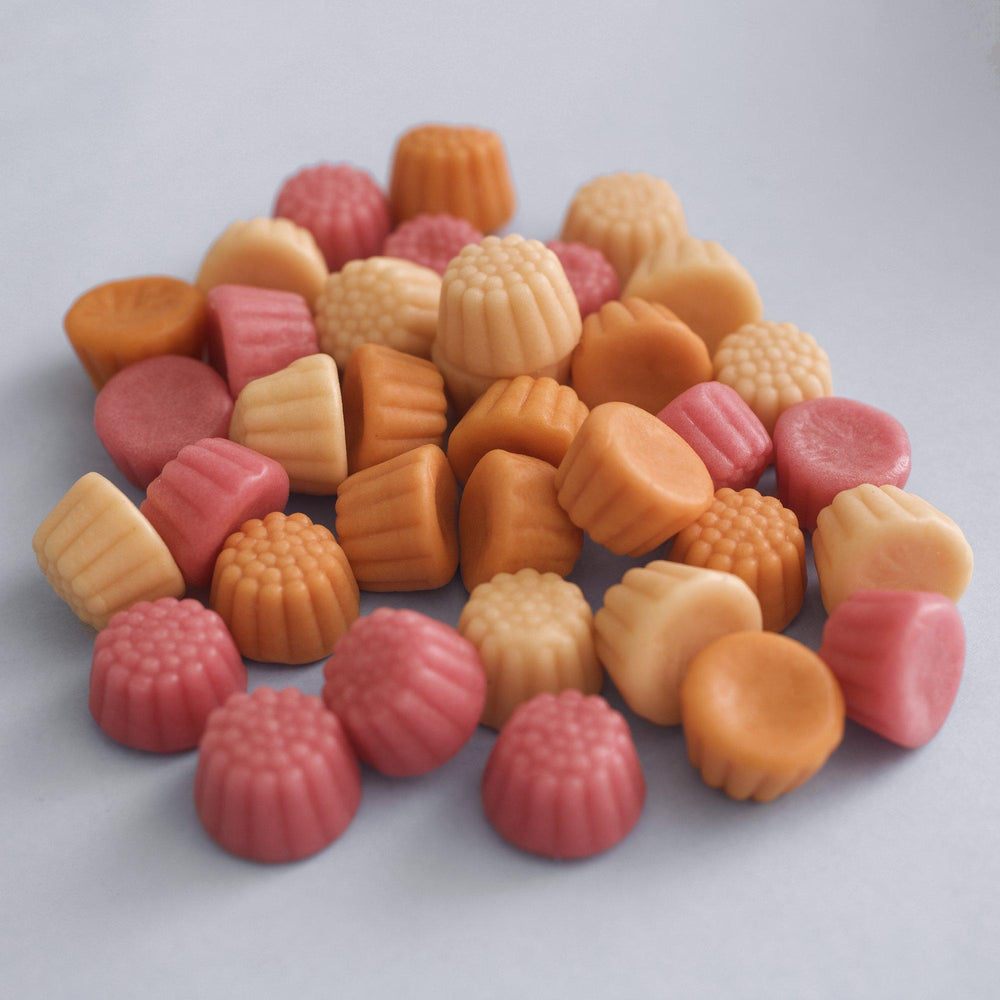 Jealous Sweets Juicy Foams Peach, Raspberry, and Mango