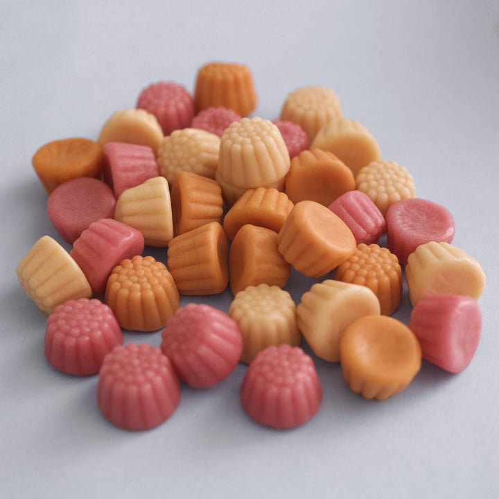 Jealous Sweets Juicy Foams Peach, Raspberry, and Mango