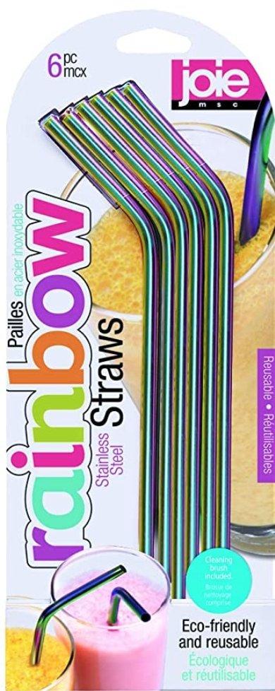Joie Rainbow Metal Straw