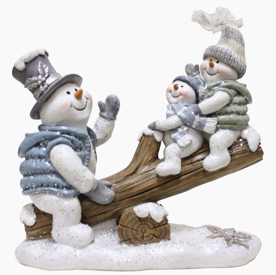 Joy Crystal Snowman Seesaw