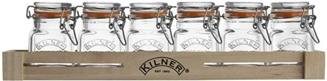 Kilner Clip Top Spice Jar Set