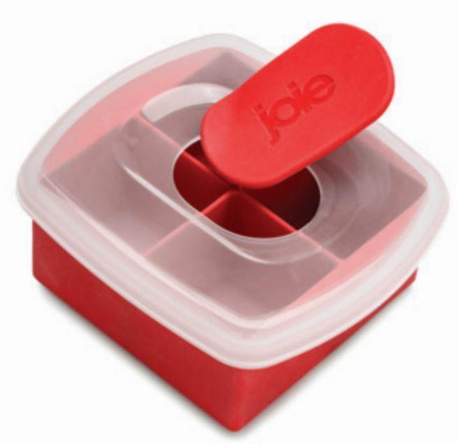 Covered Silicone Ice Cube Tray-Large Cube