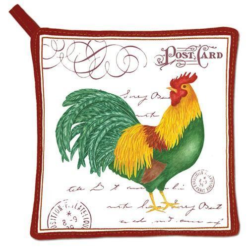 Kitchen Potholder Bantam Rooster