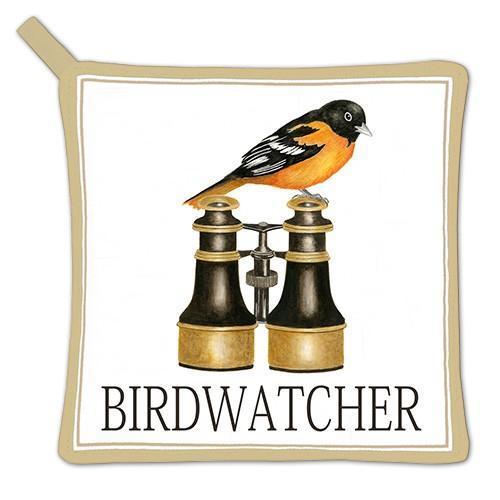 Kitchen Potholder Birdwatcher