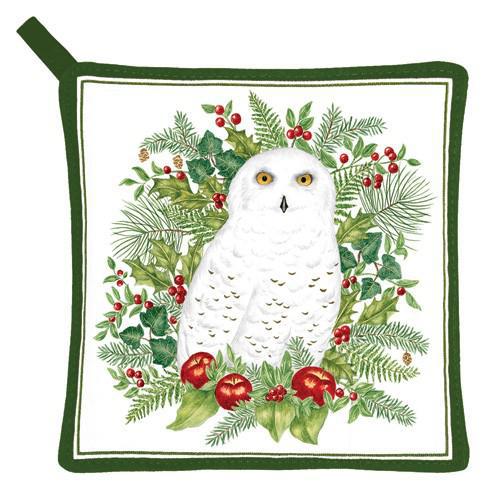 Kitchen Potholder | Snow Owl