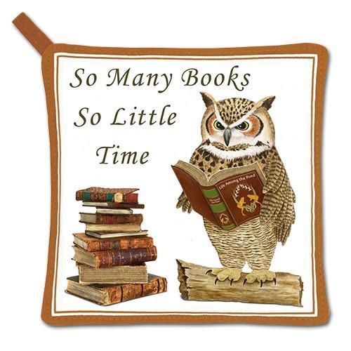 Kitchen Potholder So Many Books