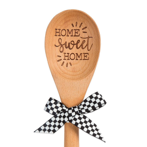 "Home Sweet Home" Sentiment Wood Spoon Kitchen Tool
