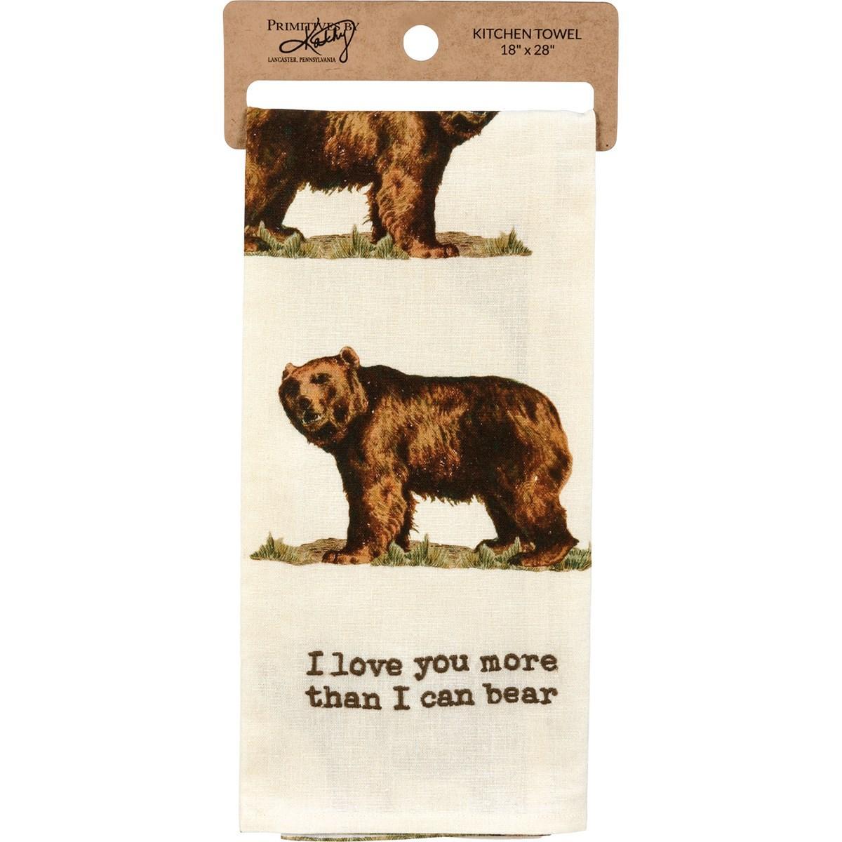 Tea Towel - Black Bear