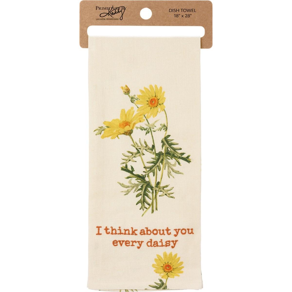 Kitchen Towel | I Think About You Every Daisy