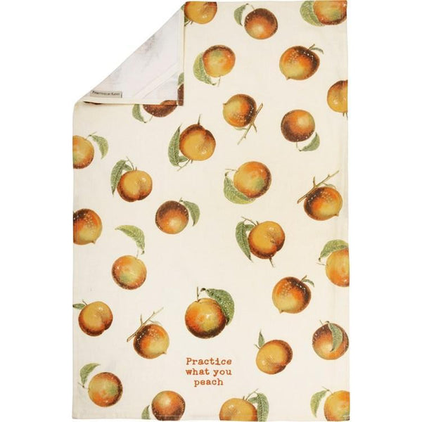 Kitchen Towel | Practice What You Peach