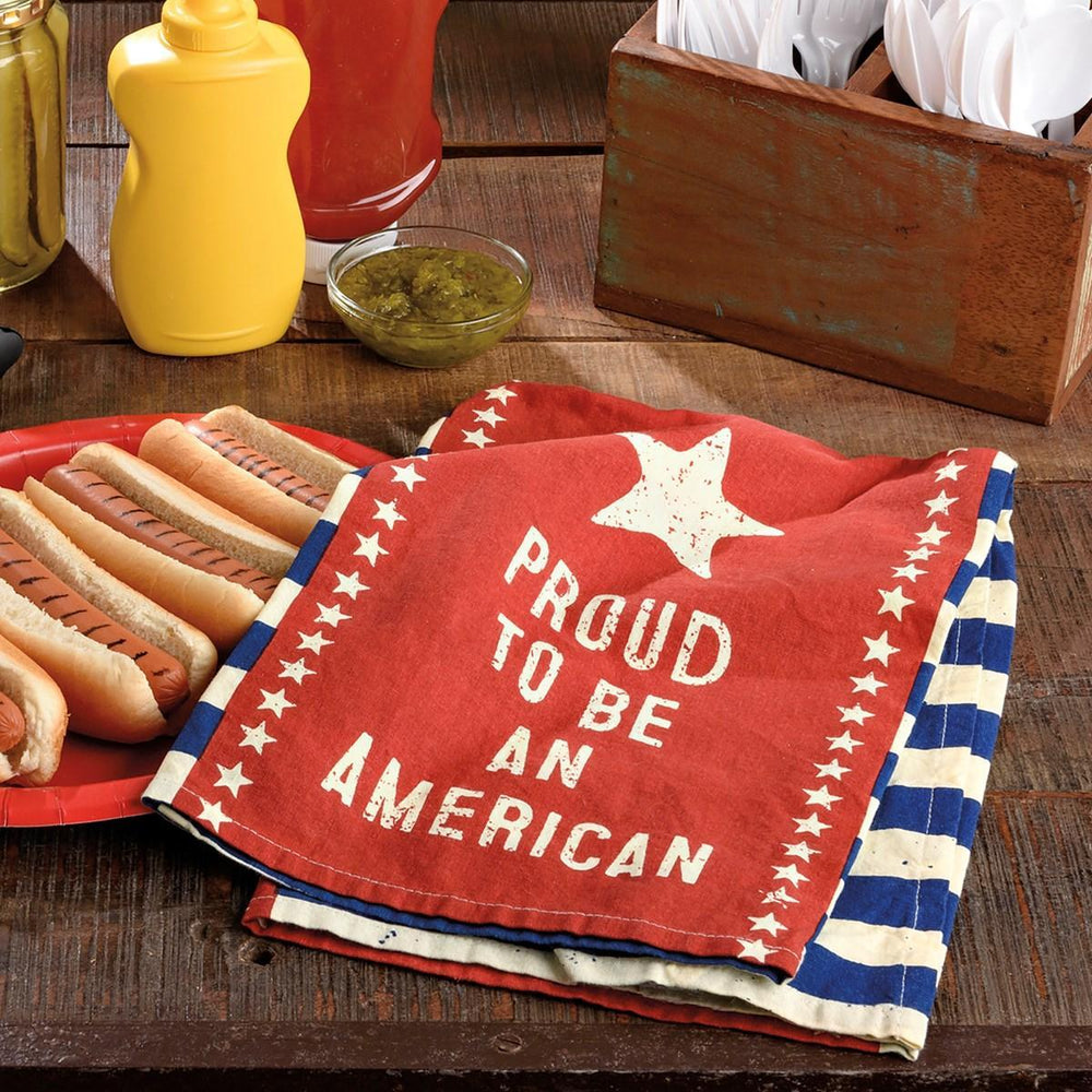 Kitchen Towel | Proud to be an American