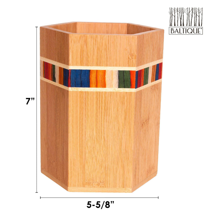 Kitchen Utensil Holder Marrakesh Birched Wood Collection