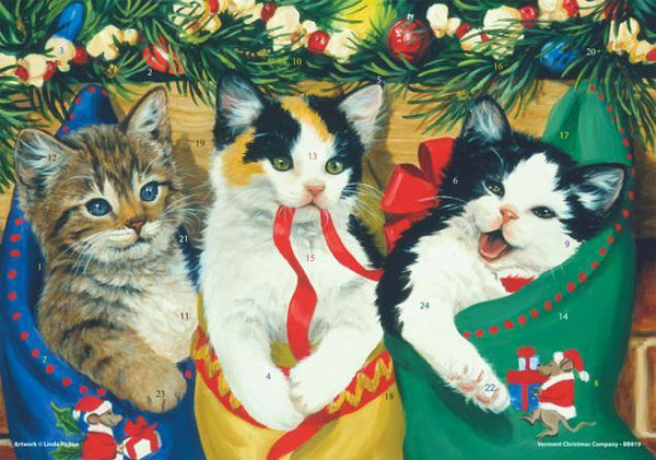 Advent Calendars with Glitter Highlights Kitties BB819