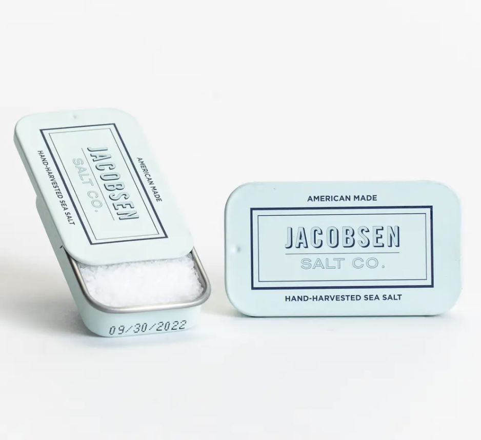 Kosher Sea Salt Slide Tins by Jacobsen Salt Co.