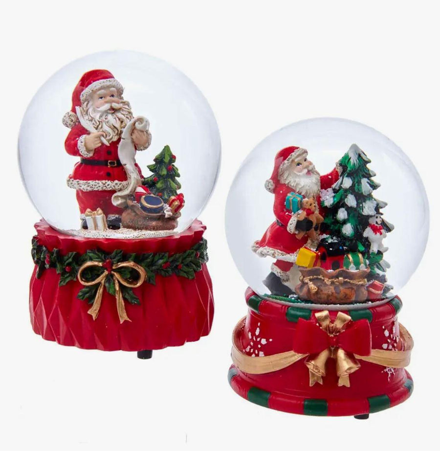 Kurt S. Adler Musical Water Globe Snow Globe | Santa
