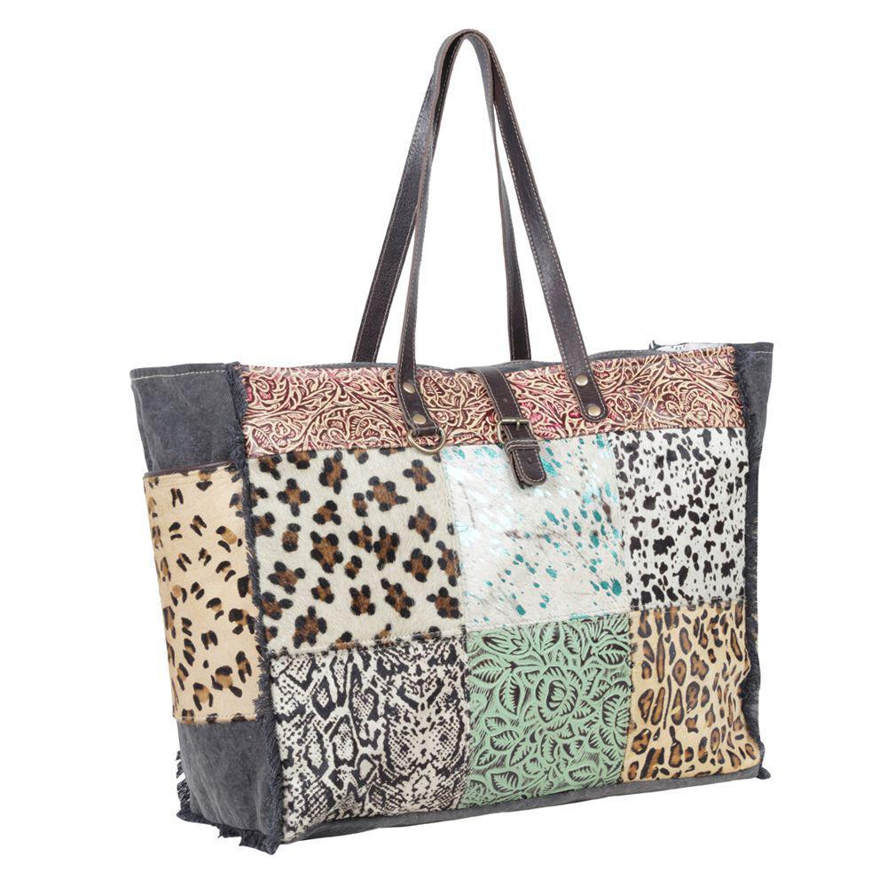 Lambent Canvas and Hairon Tote Bag