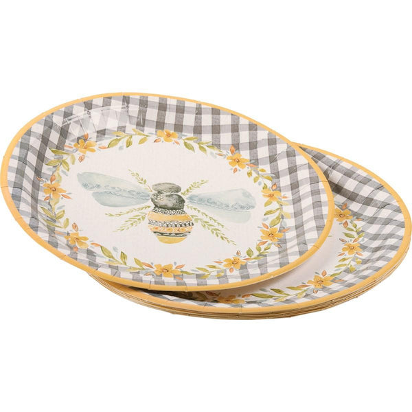 Large Disposable Plate Bee