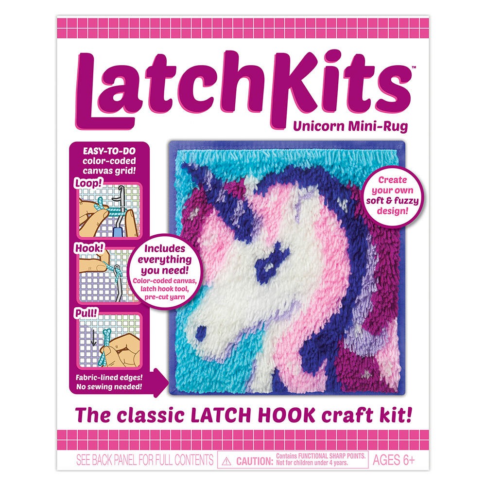 LatchKits™ Unicorn Latch Hook Kit