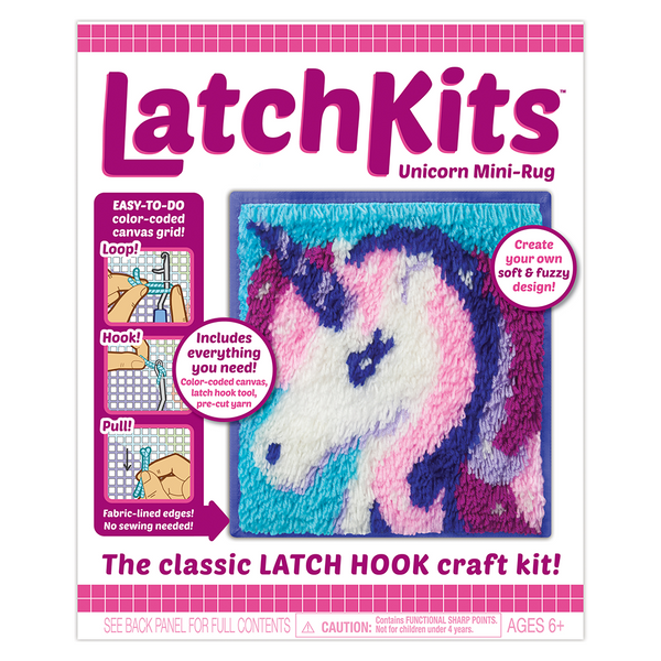 LatchKits™ Unicorn Latch Hook Kit