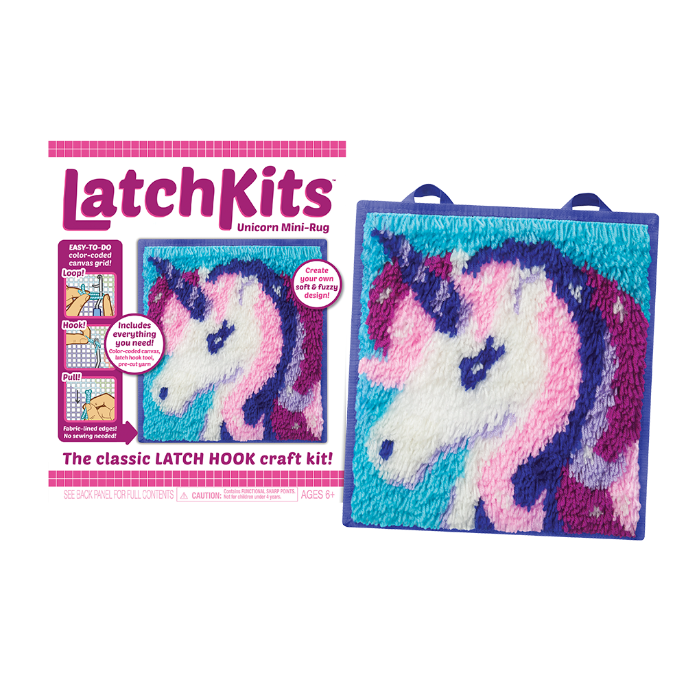 LatchKits™ Unicorn Latch Hook Kit
