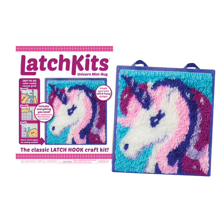 LatchKits™ Unicorn Latch Hook Kit