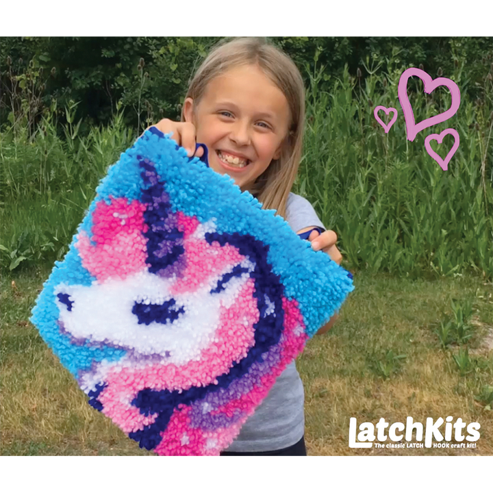 LatchKits™ Unicorn Latch Hook Kit