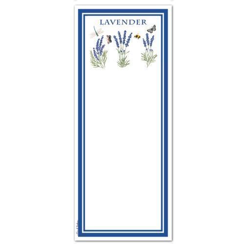 Lavender Sprigs Magnetic Note Pad