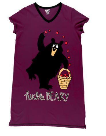 Lazy One HuckleBeary Sleep Nightshirt