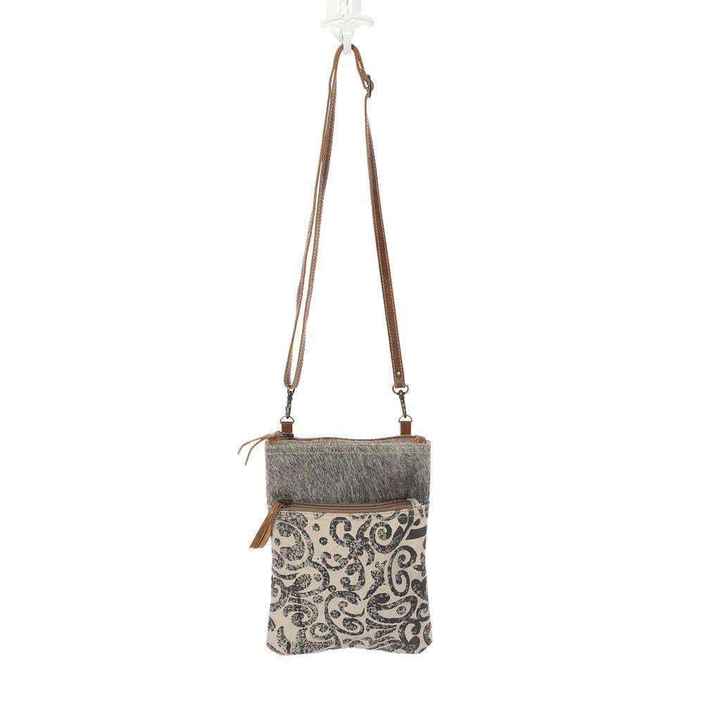 Leaf Pattern Crossbody Bag