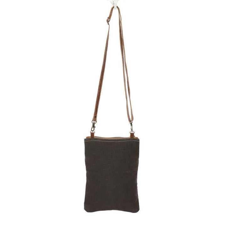 Leaf Pattern Crossbody Bag