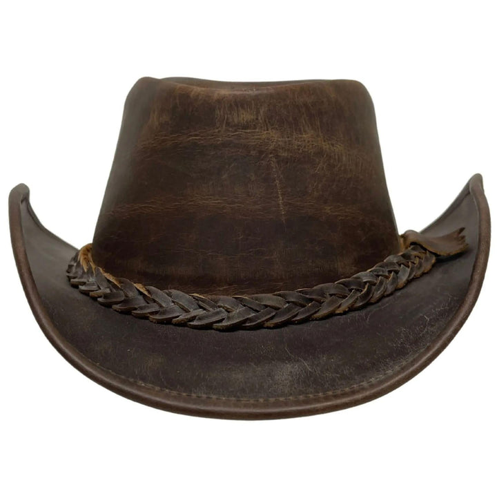 Leather Outback Hat | Back Woods Brown