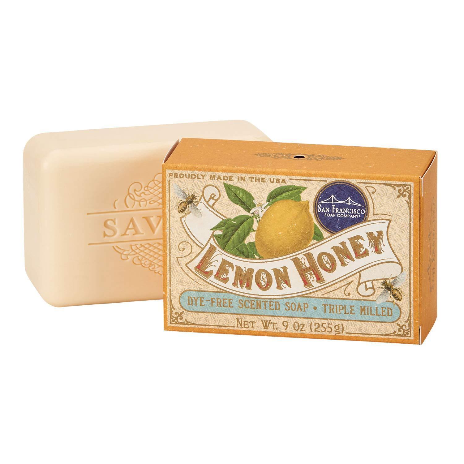 Lemon Honey Scented Triple Milled Soap Bar