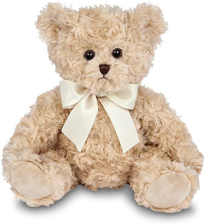 Lil' Tate Champagne Beige Plush Stuffed Animal Teddy Bear, 12” by The Bearington Collection