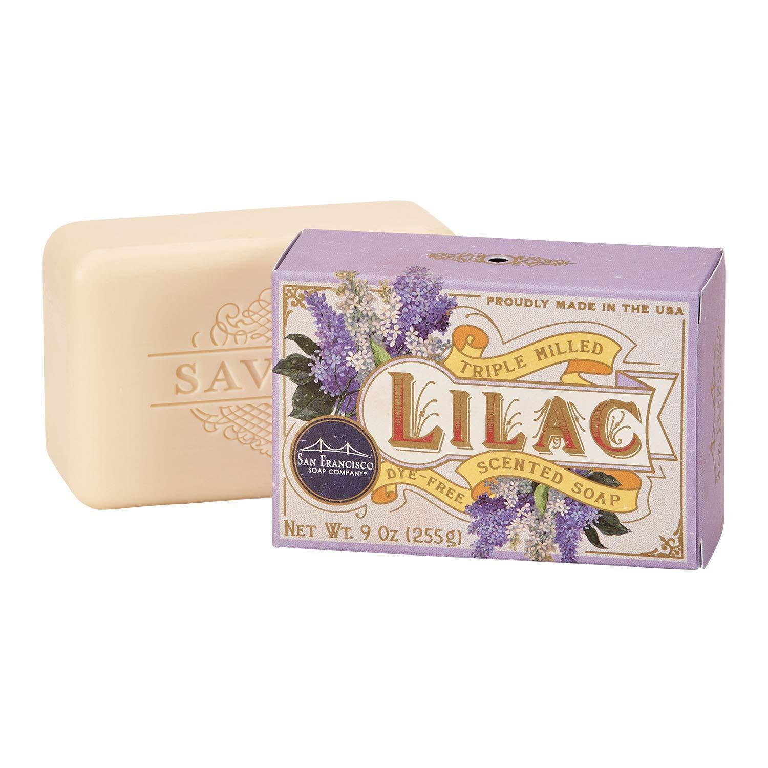 Lilac Scented Triple Milled Soap Bar