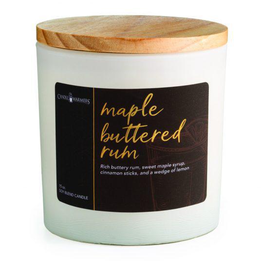 Limited Edition Double Wick Artisan Candle | Maple Buttered Rum