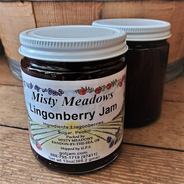 Misty Meadows Small Batch Rare Fruit Jams Lingonberry Jam