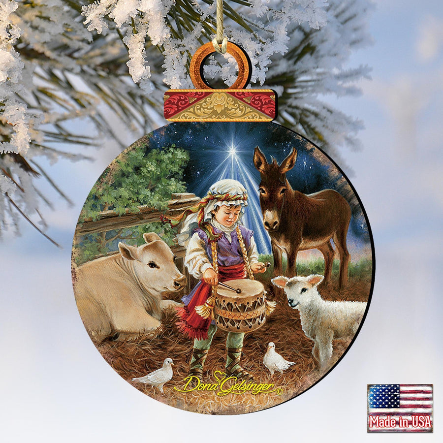 Little Drummer Boy Keepsake Decorative Christmas Ornament