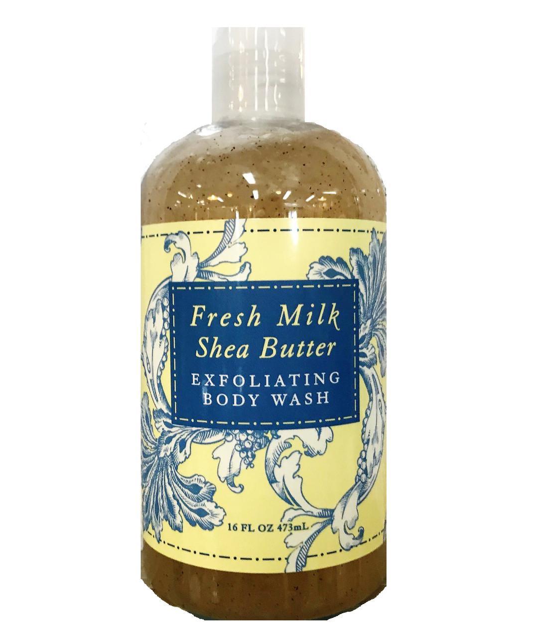 Luxurious Exfoliating Body Wash | Fresh Milk & Shea Butter