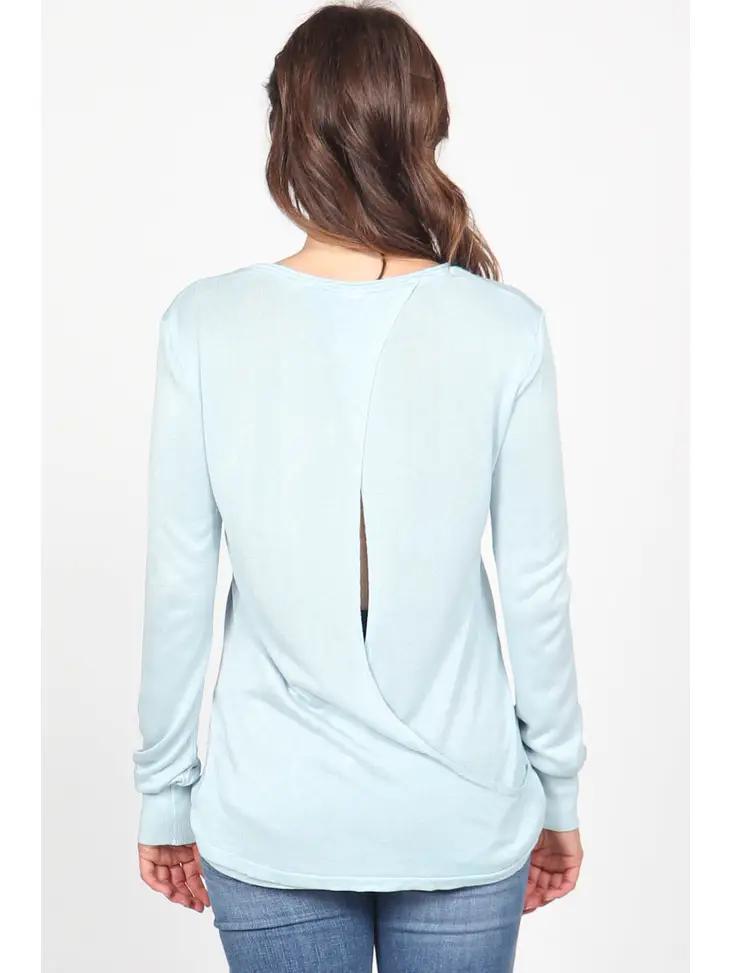 M. Rena | Long Sleeve Criss-Cross Tunic