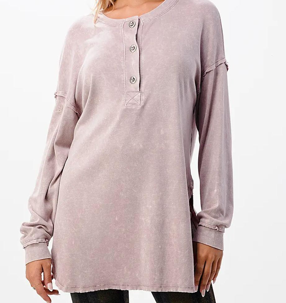 M. Rena | The Ultimate Lounge Tunic | Misty Mauve