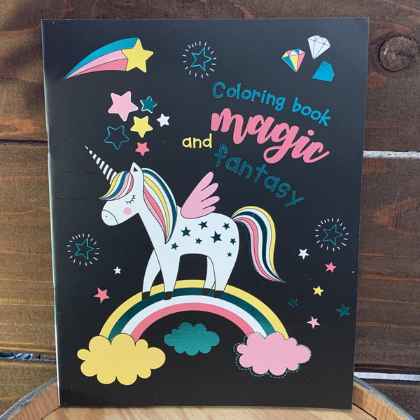 Unicorns Kids Coloring Books Magic & Fantasy