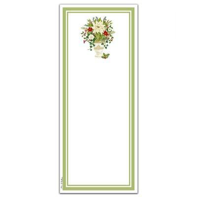 Magnetic Note Pad | Poinsettia, Holly, & Ivy Urn